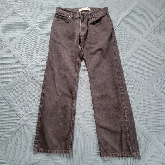 🔥5 FOR $25🔥Boy's size 14Reg 27"×27" Levi's 505 Charcoal Grey - Picture 2 of 8